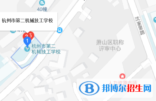杭州市第二機械技工學校地圖