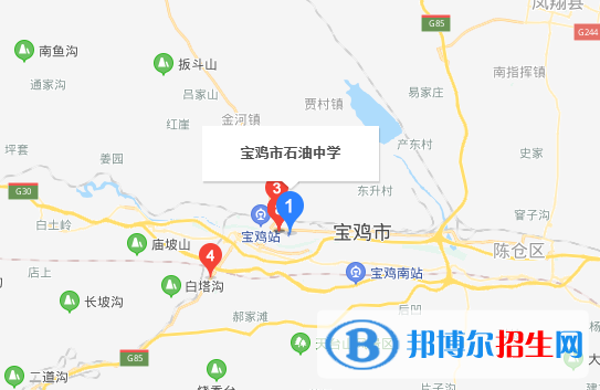 寶雞石油中學地址在哪里