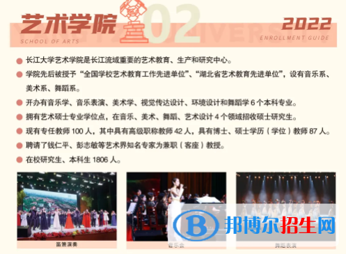 2022年長(zhǎng)江大學(xué)藝術(shù)類專業(yè)有哪些？