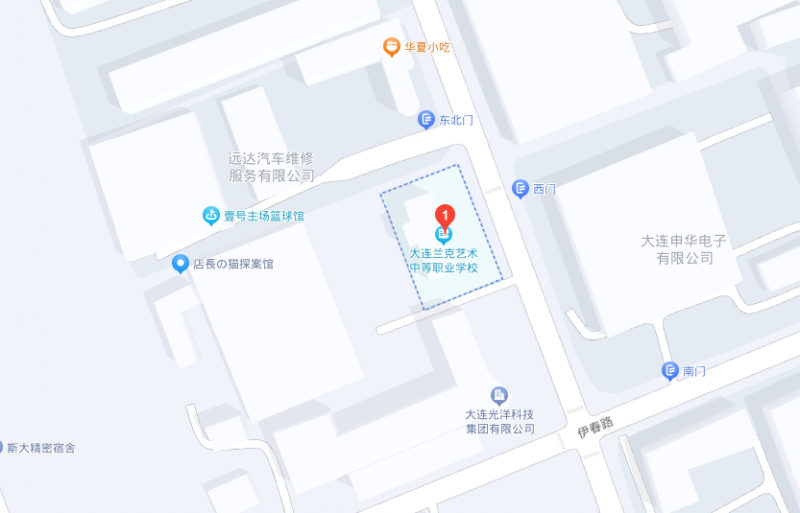 大連市蘭克藝術(shù)中等職業(yè)學(xué)校地址，乘車(chē)路線