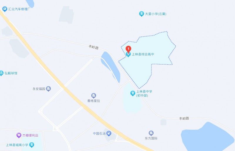 上林縣職業(yè)技術(shù)學(xué)校地址，乘車路線