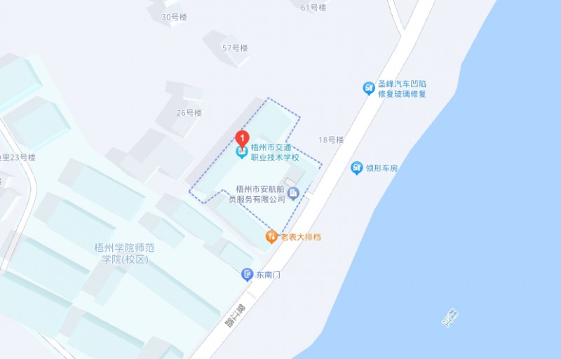 梧州市交通職業(yè)技術(shù)學(xué)校地址，乘車路線