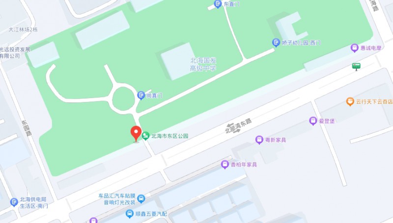 北海國發(fā)信息技術(shù)學(xué)校地址，乘車路線