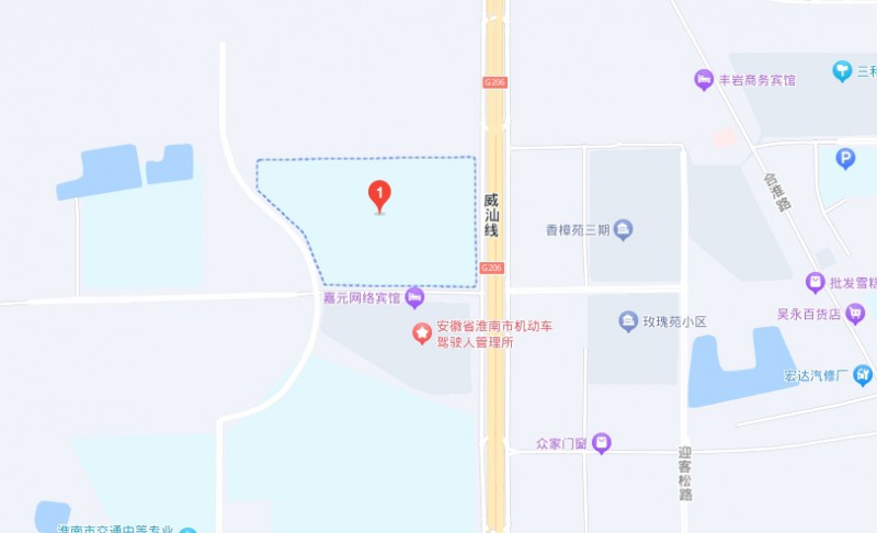 淮南經(jīng)濟(jì)技術(shù)學(xué)校地址，乘車路線