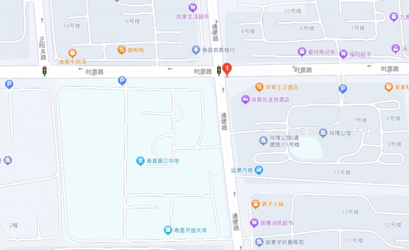 壽縣財經(jīng)中等專業(yè)學(xué)校地址，乘車路線
