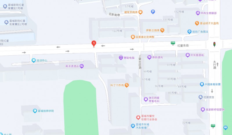 晉城虹橋技校地址，乘車路線