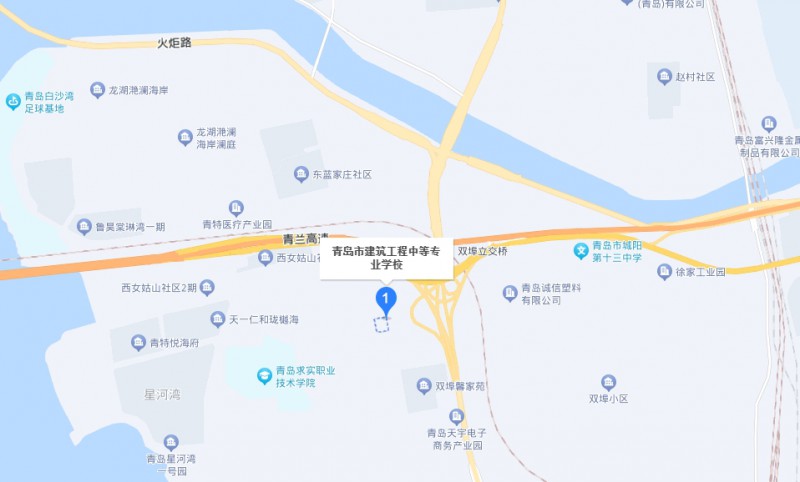 青島市建筑工程職業(yè)中等專業(yè)學(xué)校地址，乘車路線