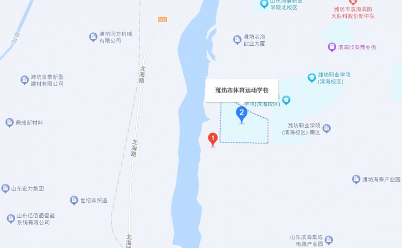 濰坊市體育運(yùn)動(dòng)學(xué)校地址，乘車路線