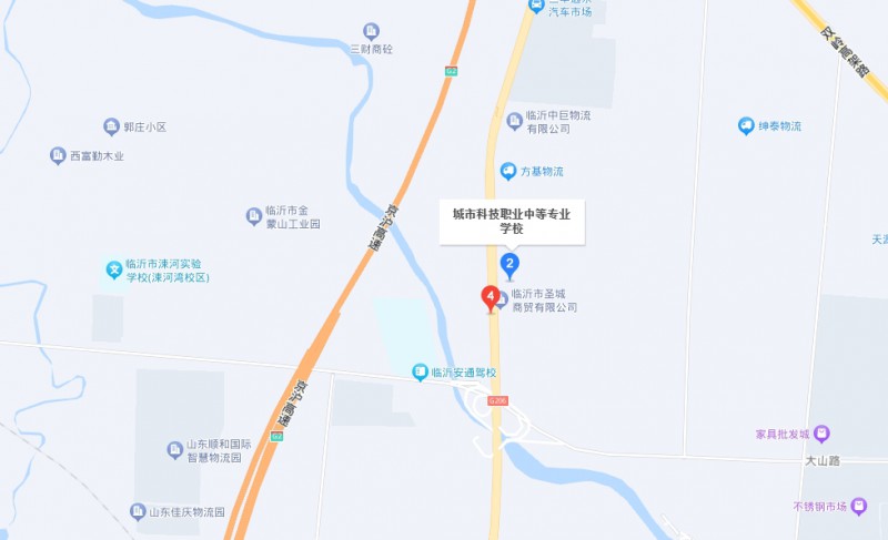 臨沂科技普通中等專業(yè)學(xué)校地址，乘車路線