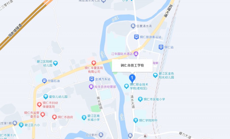 銅仁市技工學(xué)校地址，乘車路線