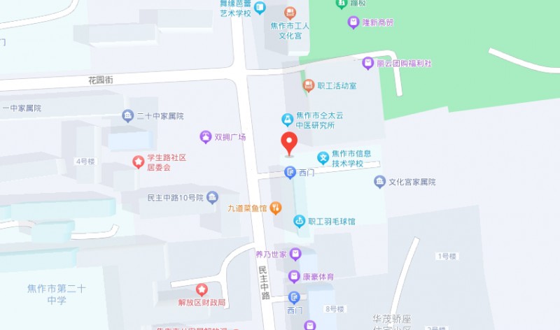 焦作市總工會(huì)職工中等專業(yè)學(xué)校地址，乘車路線