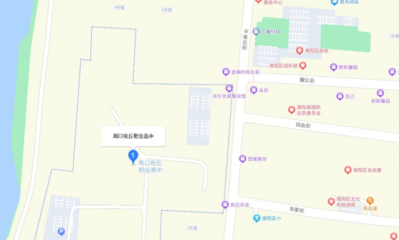 周口宛丘職業(yè)高中地址，乘車(chē)路線