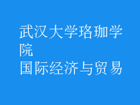 國際經濟與貿易