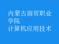 計算機應用技術(shù)