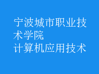 計算機應用技術(shù)