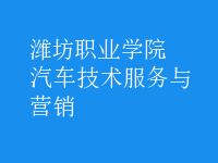 汽車技術(shù)服務(wù)與營銷