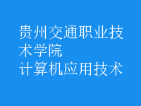 計算機應用技術