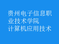 計算機應用技術