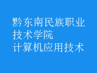 計算機應用技術