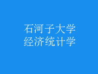 經(jīng)濟(jì)統(tǒng)計學(xué)